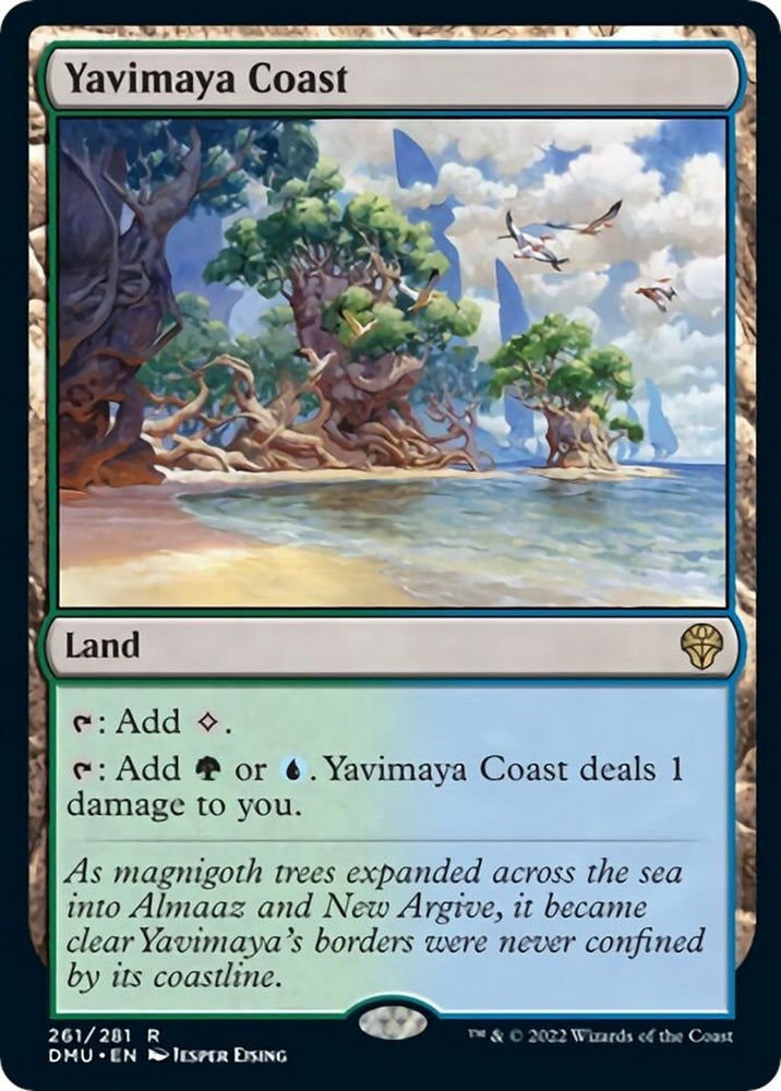 Image for Yavimaya Coast (261) [Dominaria United]