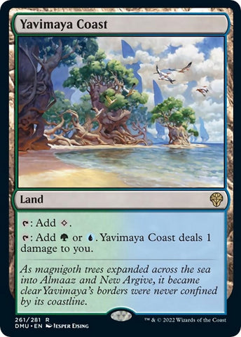 Image for Yavimaya Coast (261) [Dominaria United]