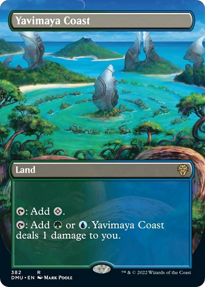 Image for Yavimaya Coast (Borderless) (382) [Dominaria United]