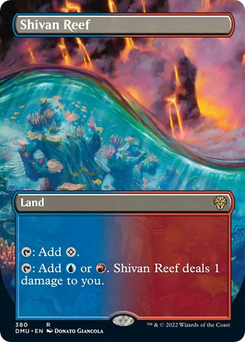 Image for Shivan Reef (Borderless) (380) [Dominaria United]