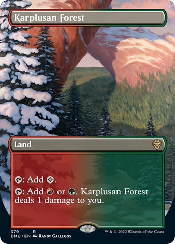 Image for Karplusan Forest (Borderless) (379) [Dominaria United]
