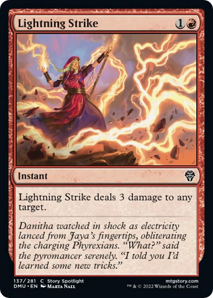 Image for Lightning Strike (137) [Dominaria United]