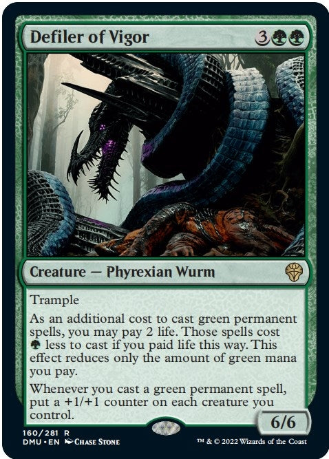 Image for Defiler of Vigor (160) [Dominaria United]