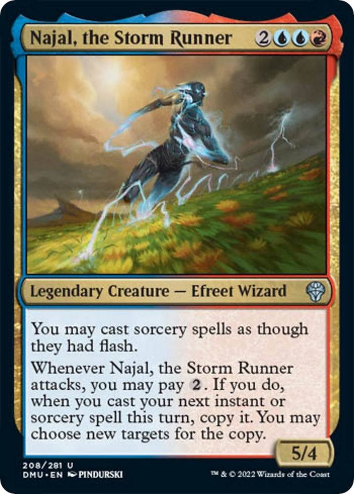Image for Najal, the Storm Runner (208) [Dominaria United]