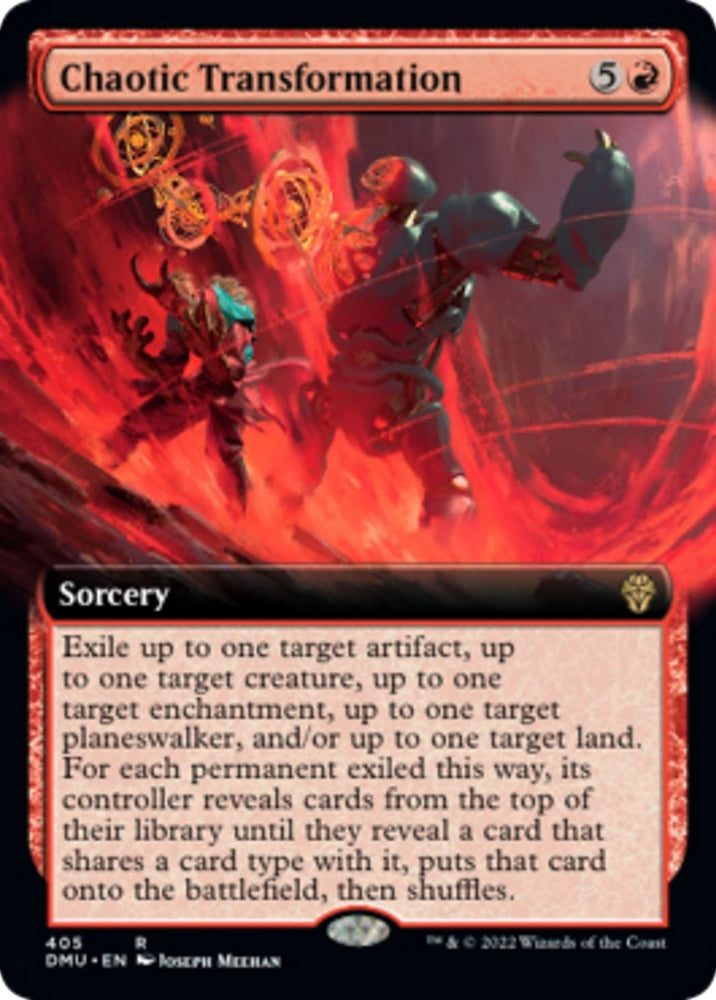 Image for Chaotic Transformation (Extended Art) (405) [Dominaria United]