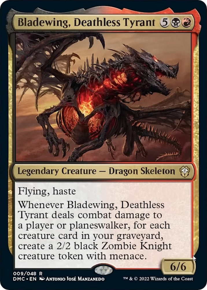 Image for Bladewing, Deathless Tyrant (9) [Commander: Dominaria United]