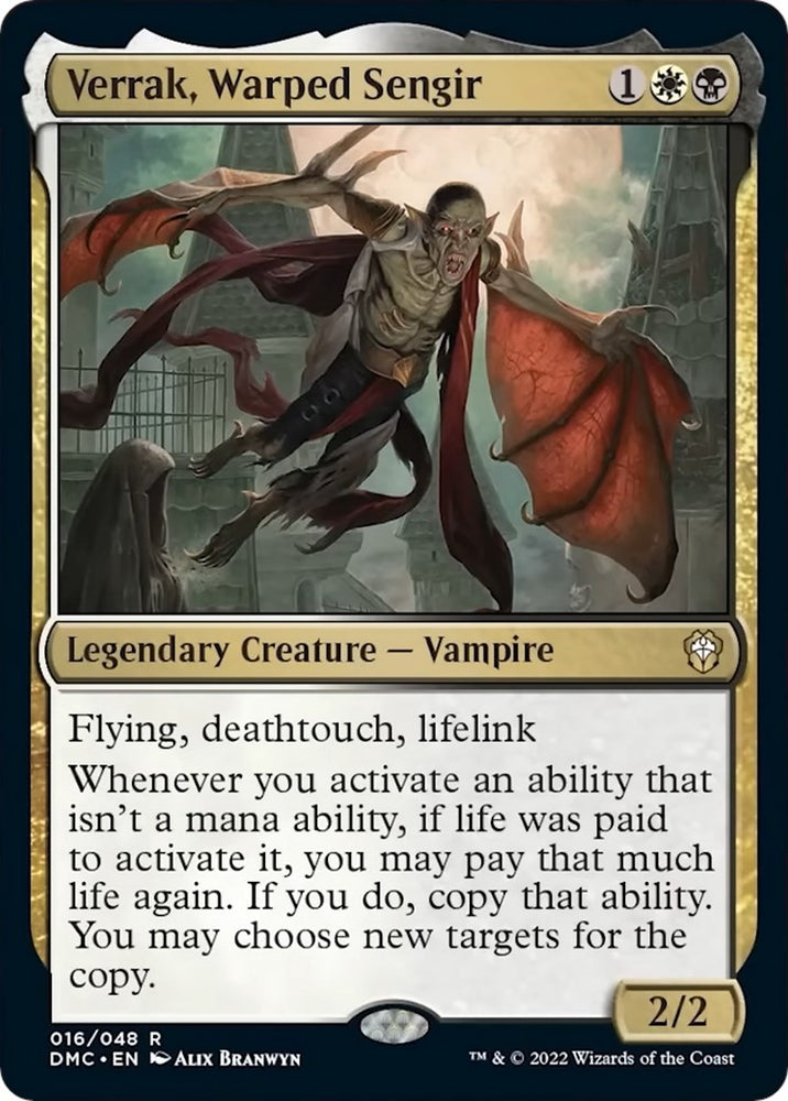 Image for Verrak, Warped Sengir (16) [Commander: Dominaria United]