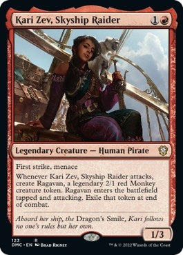 Image for Kari Zev, Skyship Raider (123) [Commander: Dominaria United]
