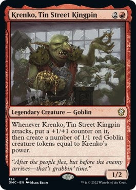 Image for Krenko, Tin Street Kingpin (124) [Commander: Dominaria United]