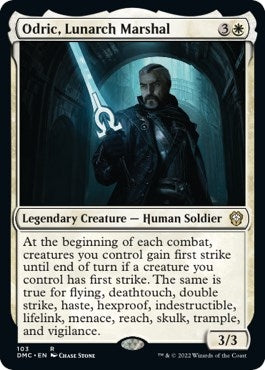 Image for Odric, Lunarch Marshal (103) [Commander: Dominaria United]