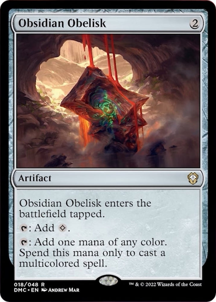 Image for Obsidian Obelisk (18) [Commander: Dominaria United]