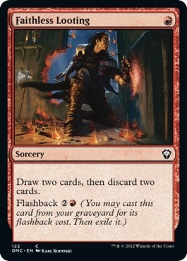 Image for Faithless Looting (122) [Commander: Dominaria United]