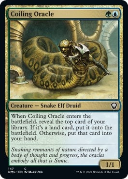 Image for Coiling Oracle (147) [Commander: Dominaria United]