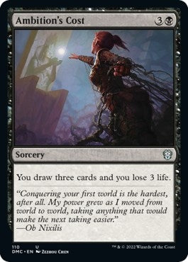 Image for Ambition's Cost (110) [Commander: Dominaria United]