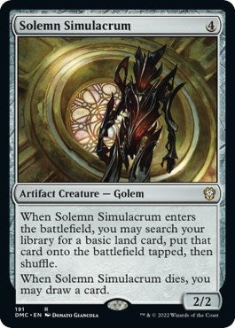 Image for Solemn Simulacrum (191) [Commander: Dominaria United]