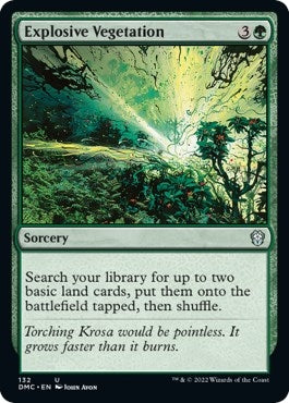 Image for Explosive Vegetation (132) [Commander: Dominaria United]