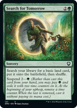 Image for Search for Tomorrow (137) [Commander: Dominaria United]