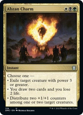 Image for Abzan Charm (138) [Commander: Dominaria United]