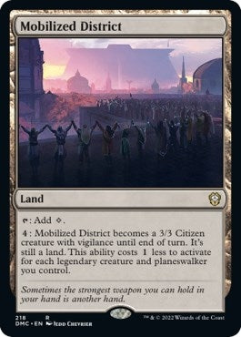 Image for Mobilized District (218) [Commander: Dominaria United]