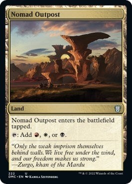 Image for Nomad Outpost (222) [Commander: Dominaria United]