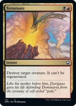Image for Terminate (172) [Commander: Dominaria United]