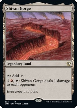 Image for Shivan Gorge (232) [Commander: Dominaria United]