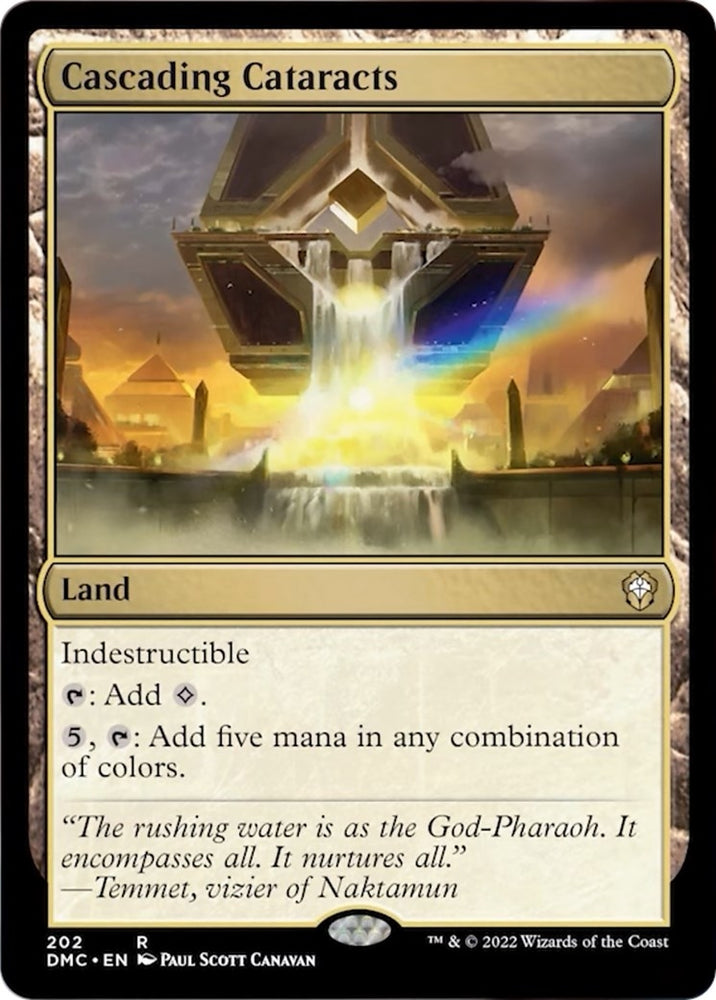 Image for Cascading Cataracts (202) [Commander: Dominaria United]