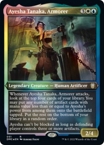 Image for Ayesha Tanaka, Armorer (Foil Etched) (51) [Commander: Dominaria United]