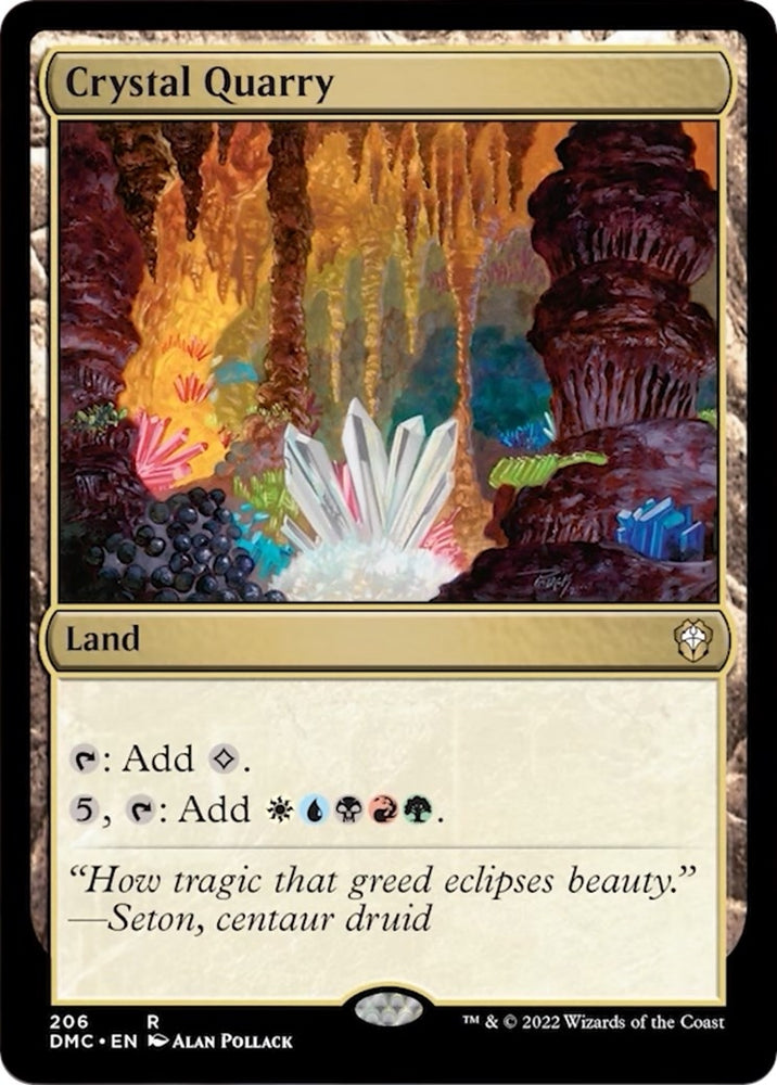 Image for Crystal Quarry (206) [Commander: Dominaria United]