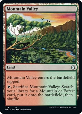 Image for Mountain Valley (219) [Commander: Dominaria United]