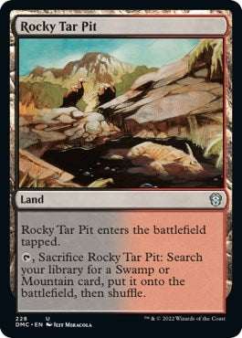 Image for Rocky Tar Pit (228) [Commander: Dominaria United]