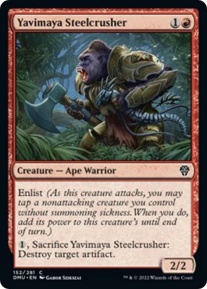 Image for Yavimaya Steelcrusher (152) [Dominaria United]
