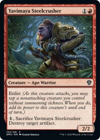 Image for Yavimaya Steelcrusher (152) [Dominaria United]