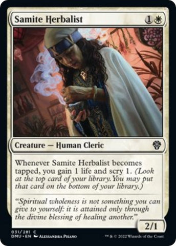 Image for Samite Herbalist (31) [Dominaria United]
