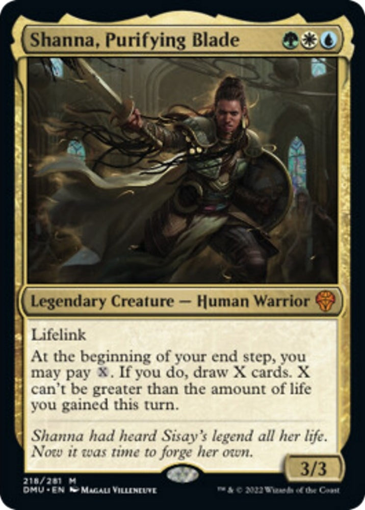 Image for Shanna, Purifying Blade (218) [Dominaria United]