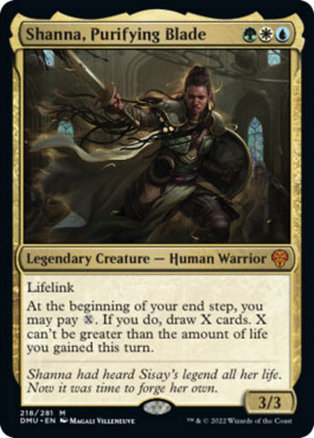 Image for Shanna, Purifying Blade (218) [Dominaria United]