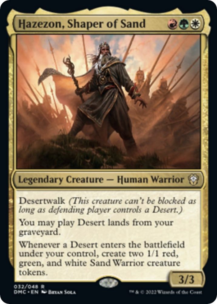 Image for Hazezon, Shaper of Sand (32) [Commander: Dominaria United]