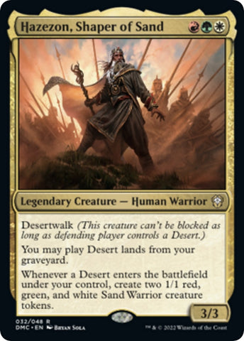 Image for Hazezon, Shaper of Sand (32) [Commander: Dominaria United]