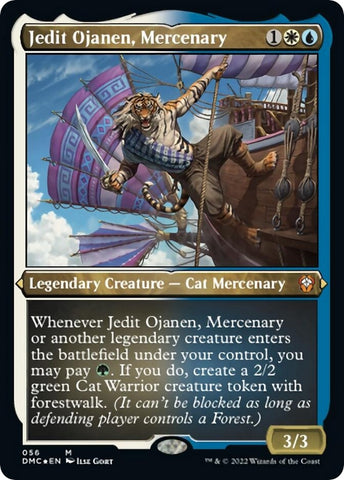 Image for Jedit Ojanen, Mercenary (Foil Etched) (56) [Commander: Dominaria United]