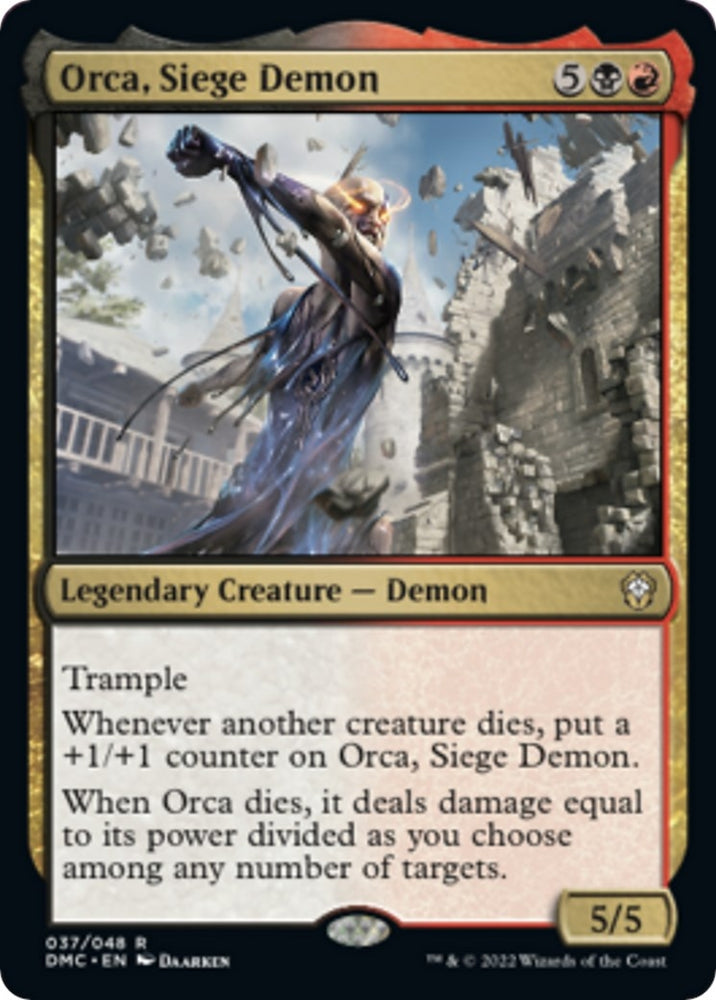 Image for Orca, Siege Demon (37) [Commander: Dominaria United]