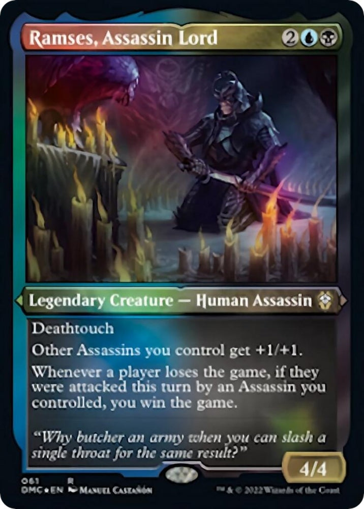 Image for Ramses, Assassin Lord (Foil Etched) (61) [Commander: Dominaria United]