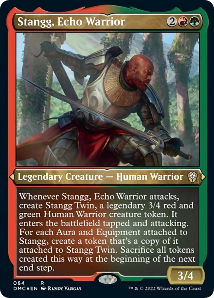 Image for Stangg, Echo Warrior (Foil Etched) (64) [Commander: Dominaria United]