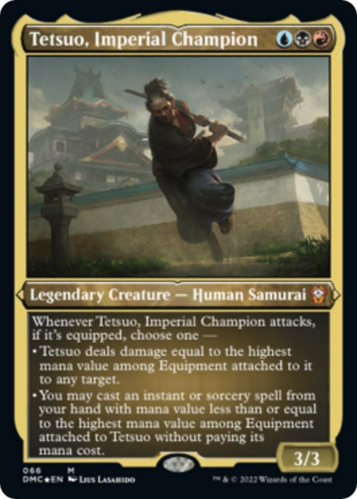 Image for Tetsuo, Imperial Champion (Foil Etched) (66) [Commander: Dominaria United]