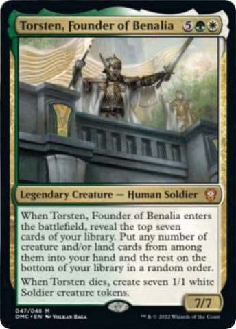 Image for Torsten, Founder of Benalia (47) [Commander: Dominaria United]