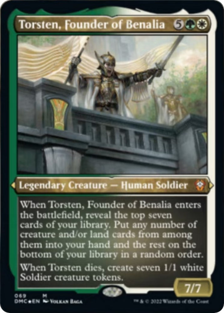 Image for Torsten, Founder of Benalia (Foil Etched) (69) [Commander: Dominaria United]