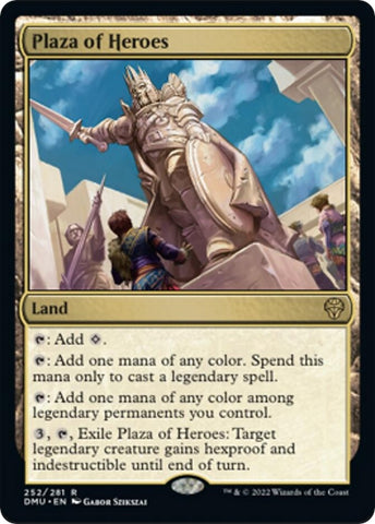 Image for Plaza of Heroes (252) [Dominaria United]