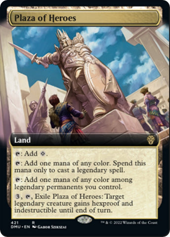 Image for Plaza of Heroes (Extended Art) (421) [Dominaria United]