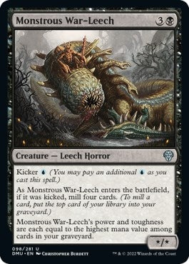 Image for Monstrous War-Leech (98) [Dominaria United]