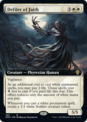 Image for Defiler of Faith (Extended Art) (385) [Dominaria United]