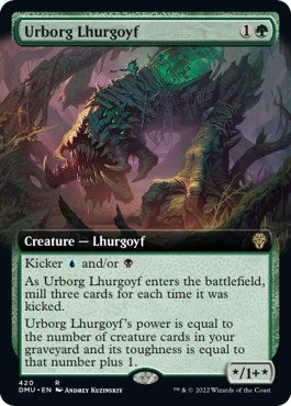Image for Urborg Lhurgoyf (Extended Art) (420) [Dominaria United]